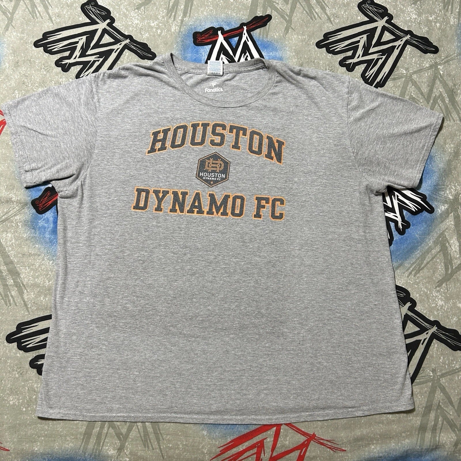 Houston Dynamo FC Soccer Men's 2XL T-Shirt