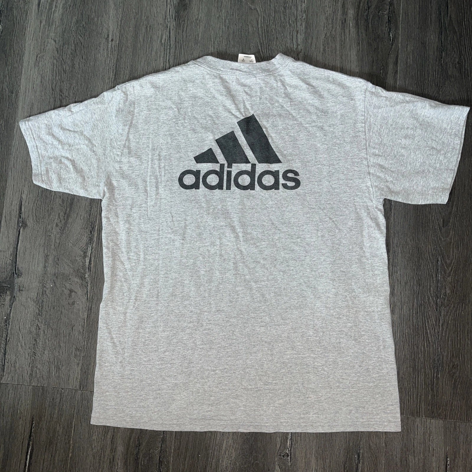 Y2K Adidas Soccer Fair Mens Size Medium 2004 Shirt Gray