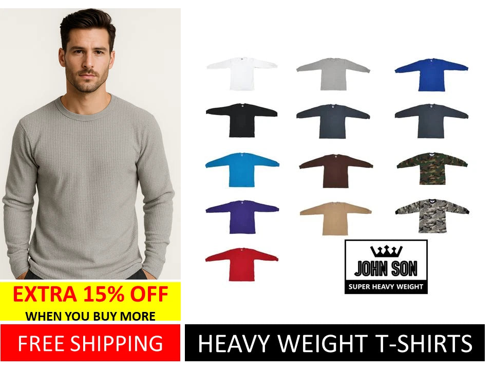 Thermal T-shirts for Cold Work Freezer Warehouse AC Job Warm Base [ JOHN SON ]