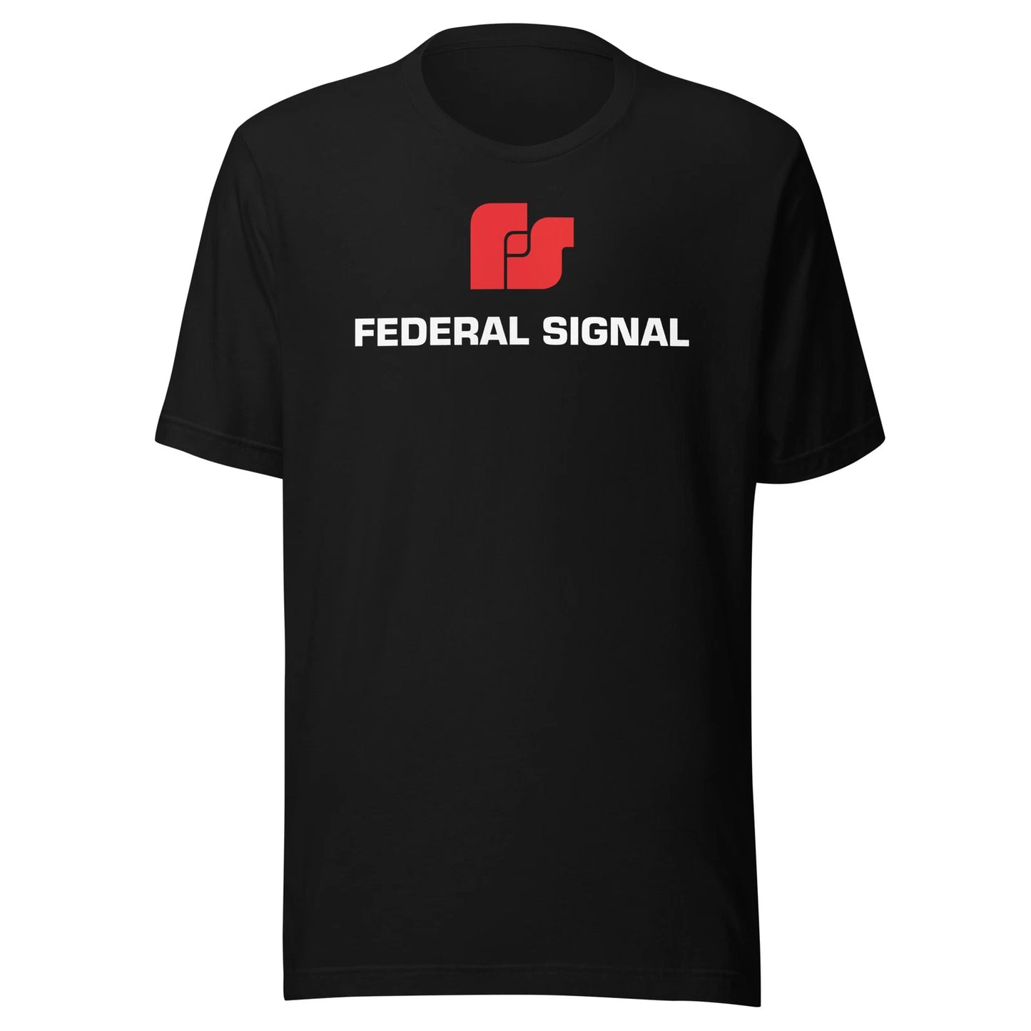 Federal Signal Logo Tee Unisex S-5XL Black Navy T-shirt