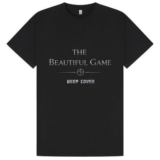 The Beautiful Game Cotton T-Shirt World Cup 26 in Black & Silver XS to 5XL