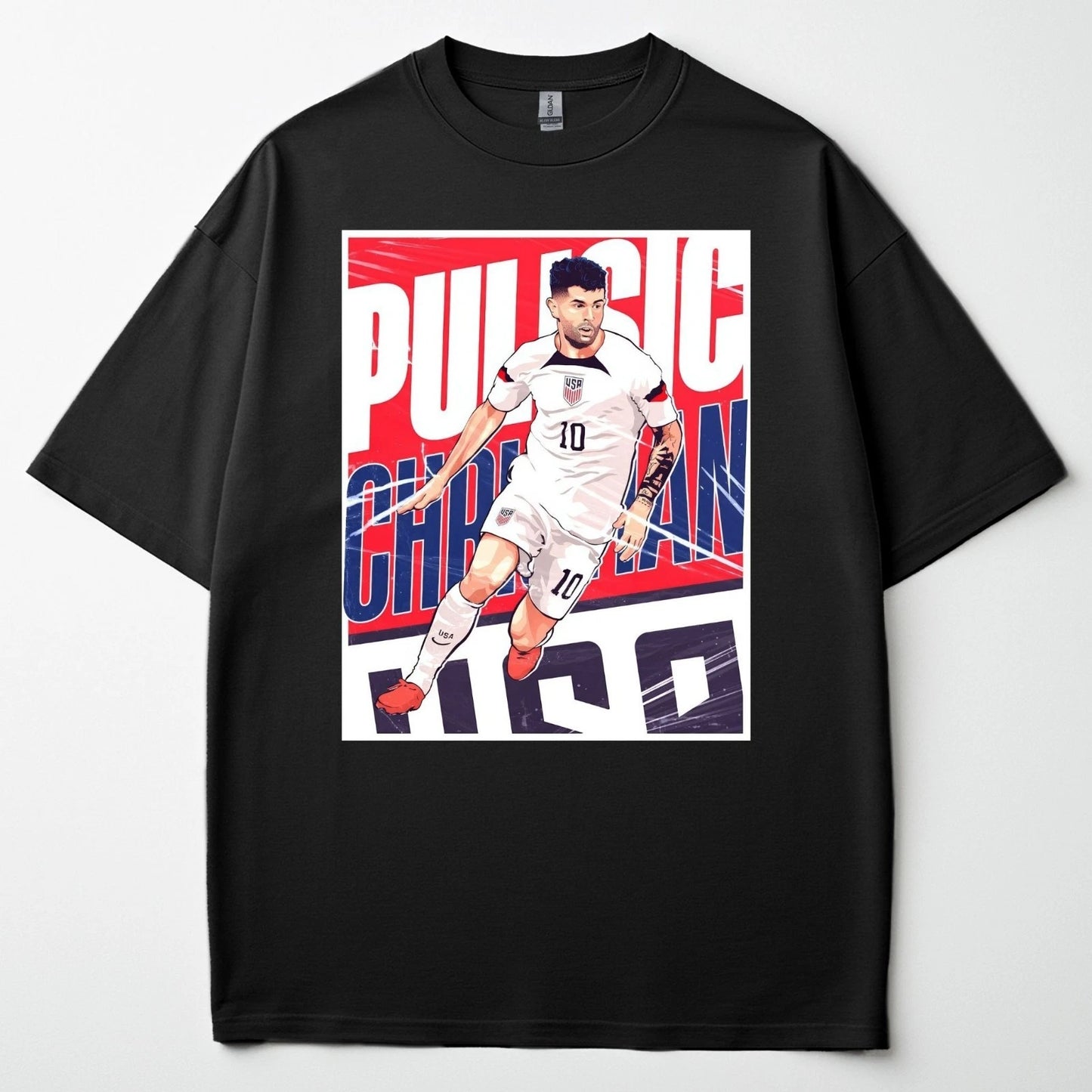 Christian Pulisic Shirt USA Soccer World Cup 2026 Fan Graphic Tee Football Gift