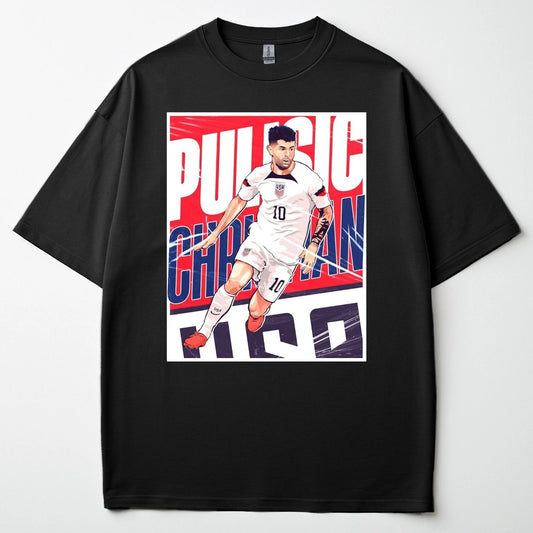 Christian Pulisic Shirt USA Soccer World Cup 2026 Fan Graphic Tee Football Gift