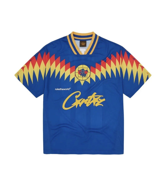 CRTZ Corteiz Club RTW Blue Football Soccer Jersey Shirt Medium ✅
