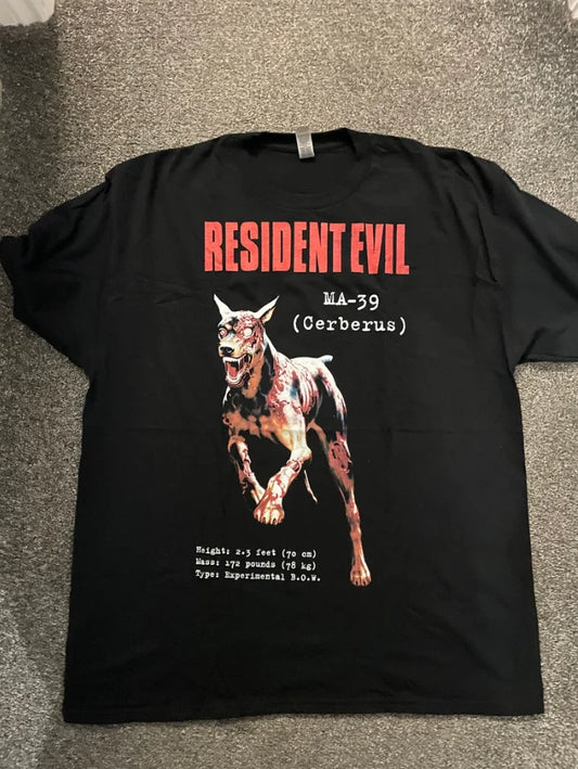 Resident Evil Cerberus Zombie Dog T-Shirt – Survival Horror Gamer Tee