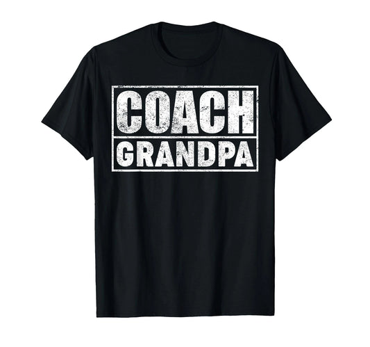 Funny Soccer Football Basketball Coach Grandpa Father's Day T-Shirt