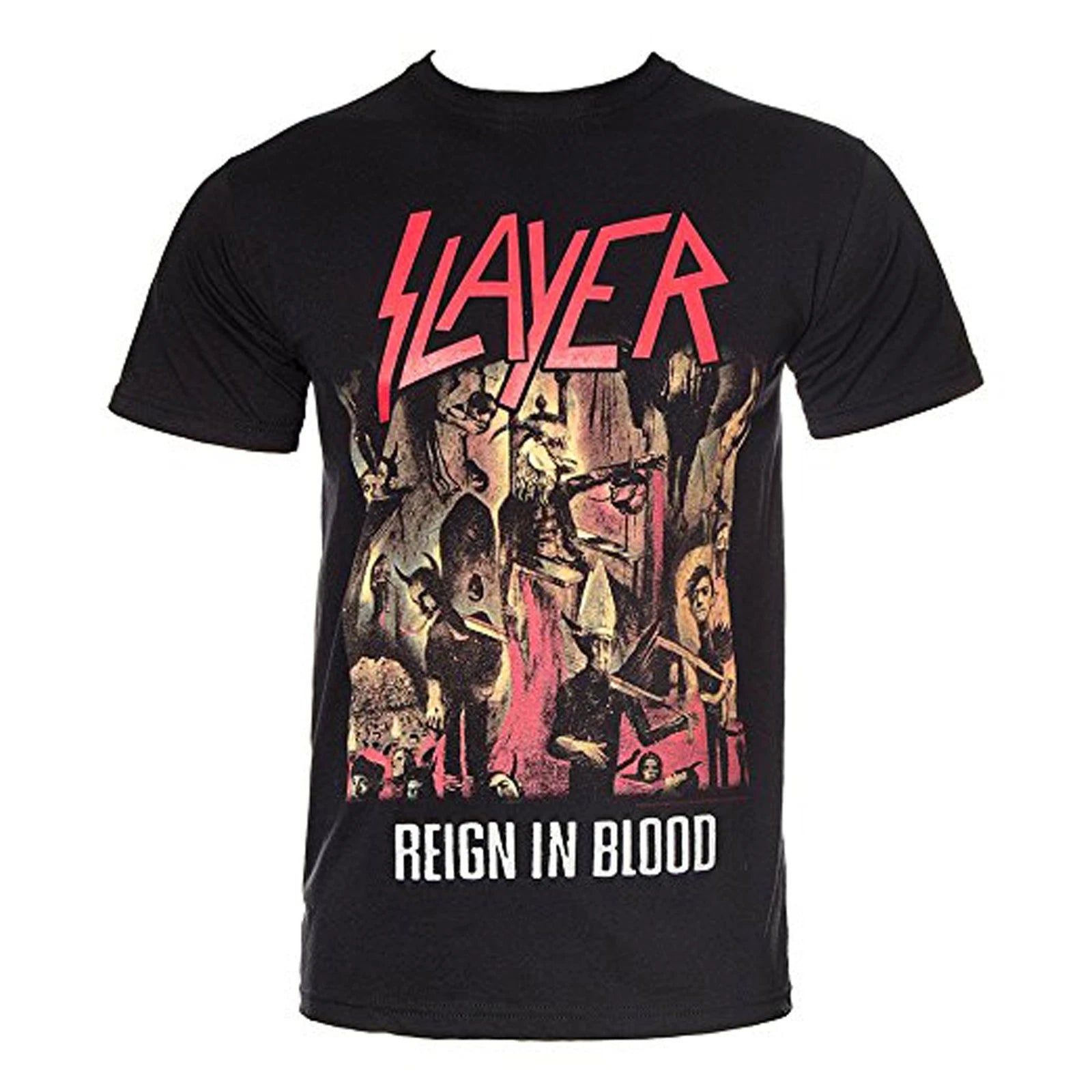 Slayer Reign In Blood Thrash Metal Licensed Tee T-Shirt Men
