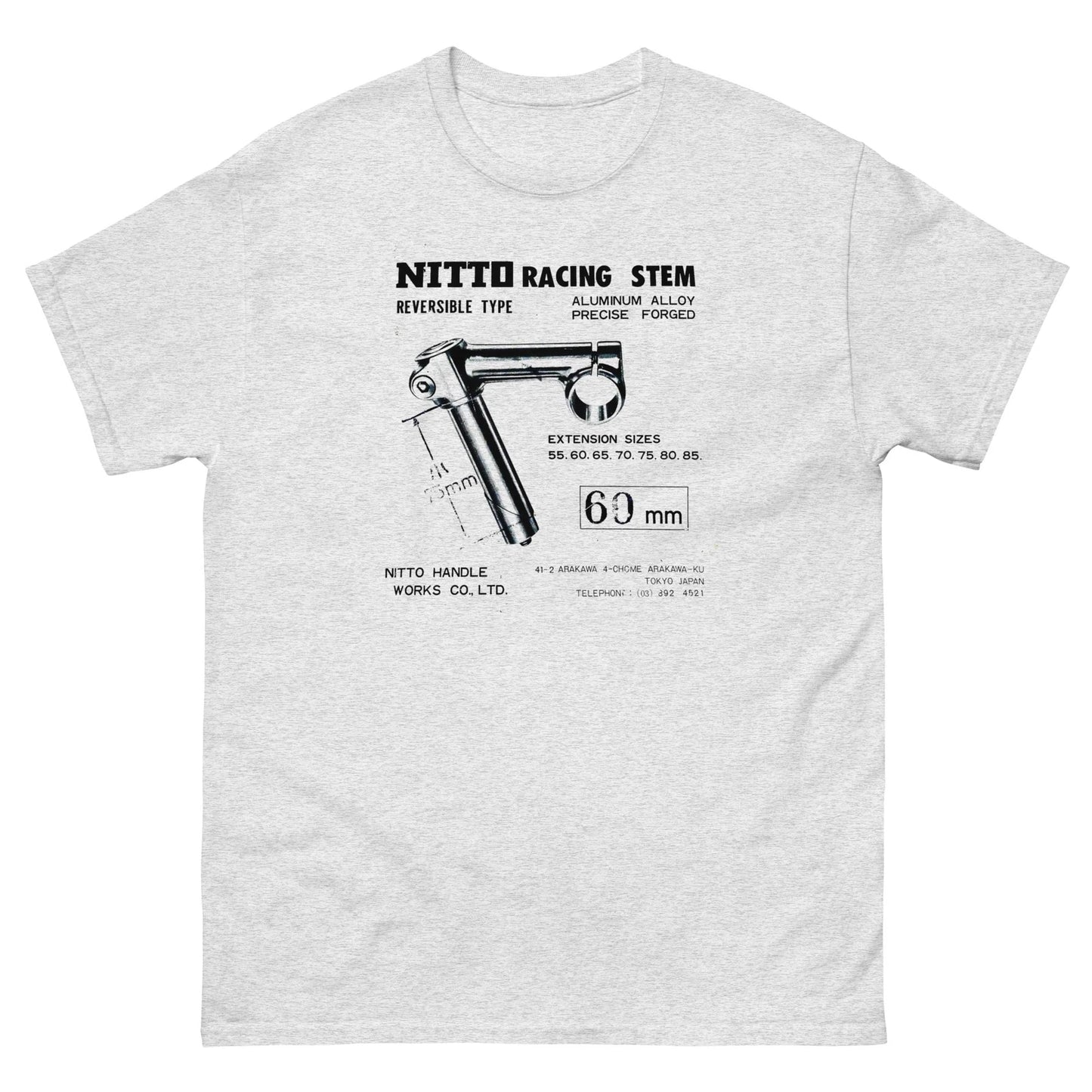 Nitto Stem Blueprint Cycling T-Shirt Vintage cycling