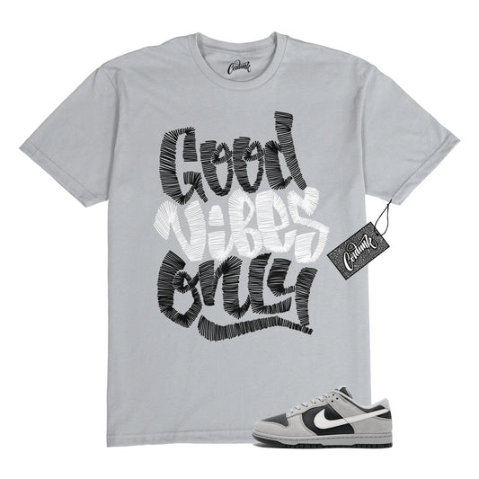Dunk Light Smoke Grey Anthracite Reflect Silver Black T Shirt to Match GVO