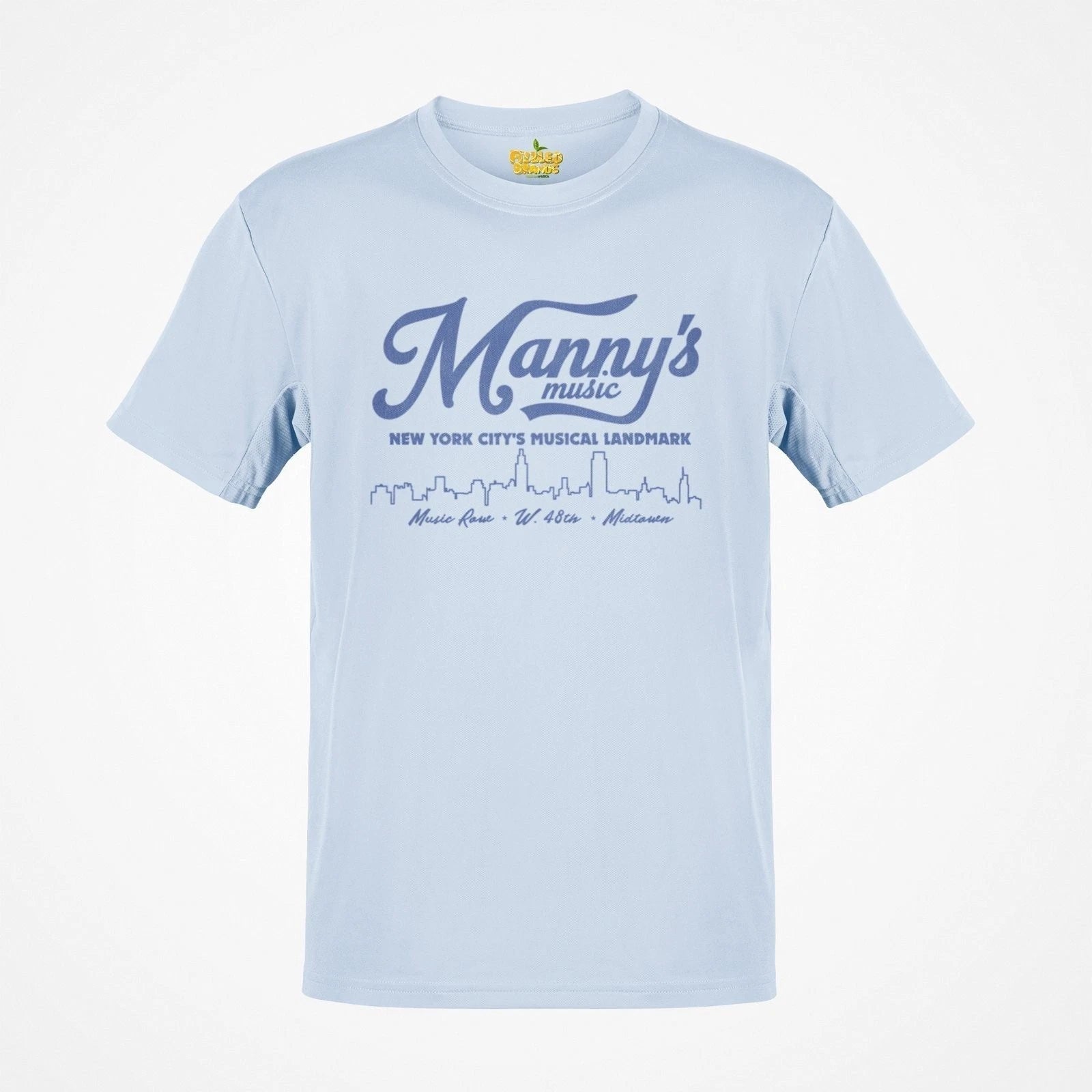 Mannys Music Store New York City Retro Nostalgic T-shirt