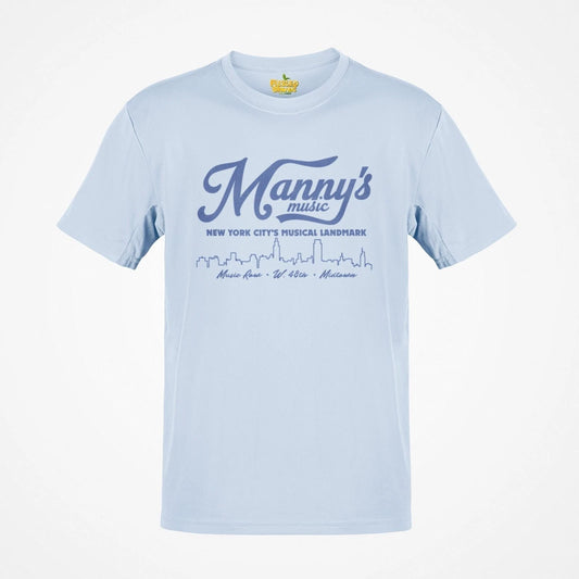 Mannys Music Store New York City Retro Nostalgic T-shirt