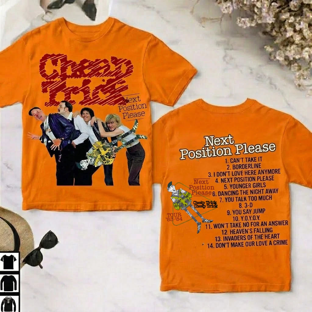 Very Rare Next Position Please ABlum from Cheap Trick 3D T-shirt S to 5XL 2F2091