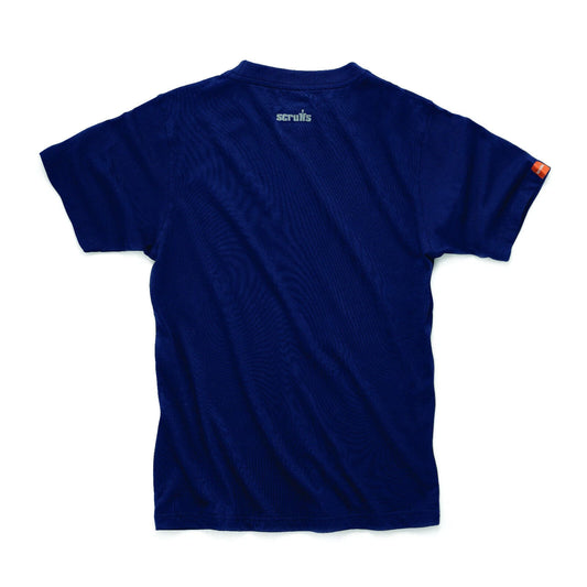 Scruffs Eco Worker Mens Navy Classic Short Sleeve Professional T-Shirt