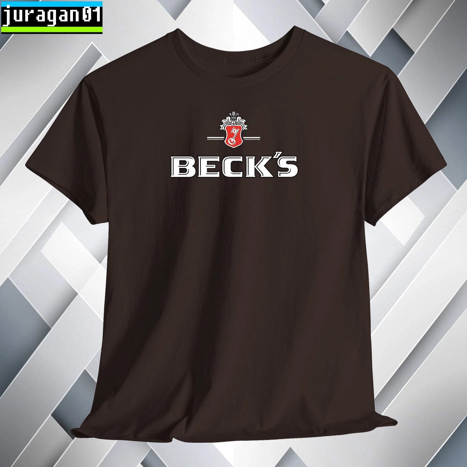 Beck's Brewery German Beer T-Shirt Logo Many Colors Size S to 5XL Made in USA