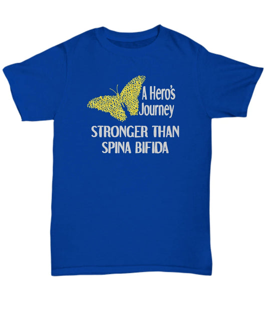 Spina Bifida Awareness Shirt Gift for Hero I Wear Yellow For a Survivor
