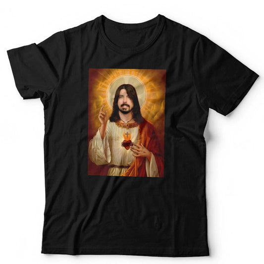 Dave Grohl Tshirt Jesus Unisex & Kids Vintage Retro Rock Funny Parody Foo