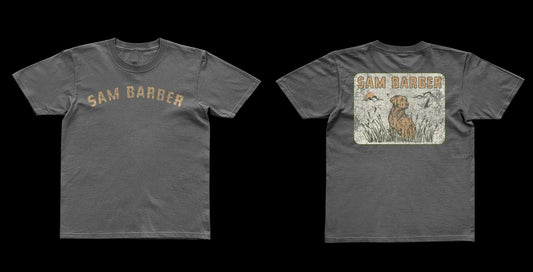 Sam Barber Duckdog Graphic Multicolor 2 Sided Short Sleeves T Shirt