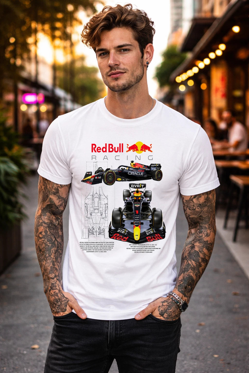 Red Bull Racing F1 Graphic T-Shirt – Formula 1 Motorsport Tee – Racing Fan