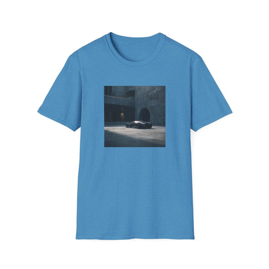 Modern Noir Sports Car T Shirt | Urban Architecture Graphic Tee | Unisex