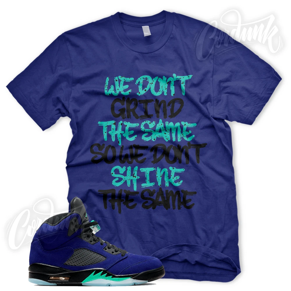 New "GRIND DIFFERENT" Sneaker T Shirt for J1 5 Alternate Grape