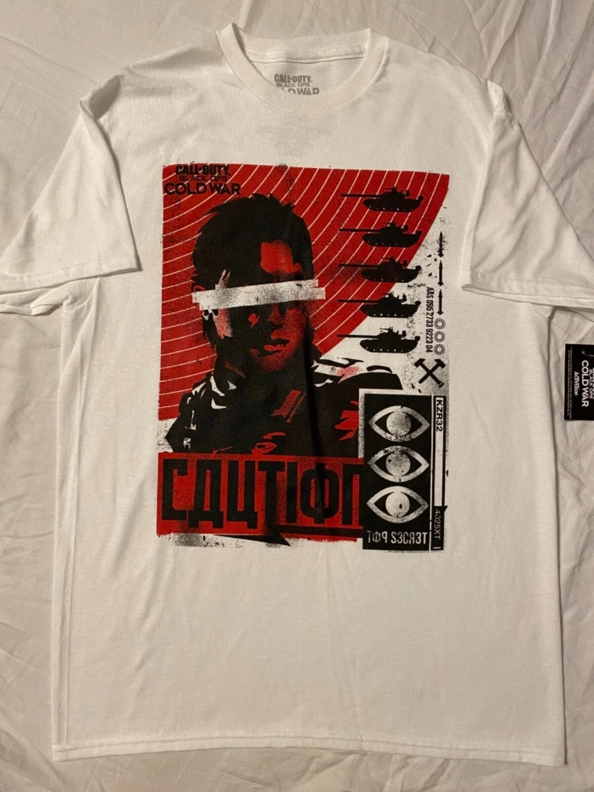 Call Of Duty COLD WAR Modern WARFARE 4 video Game PS5 XBOX New MENS T-Shirt L@@K