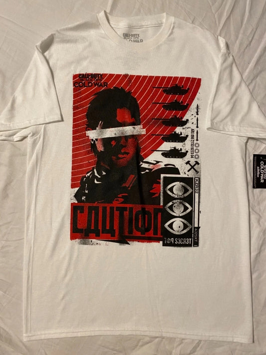 Call Of Duty COLD WAR Modern WARFARE 4 video Game PS5 XBOX New MENS T-Shirt L@@K