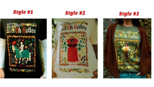 THE OH HELLOS NEW MERCH 2025, REPRINT TSHIRT