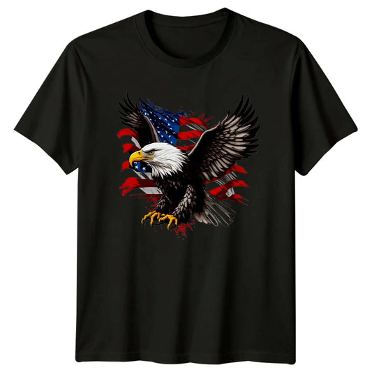 Bald Eagle American National Symbols Mens T-Shirt Womens Tee Graphic Unisex Top