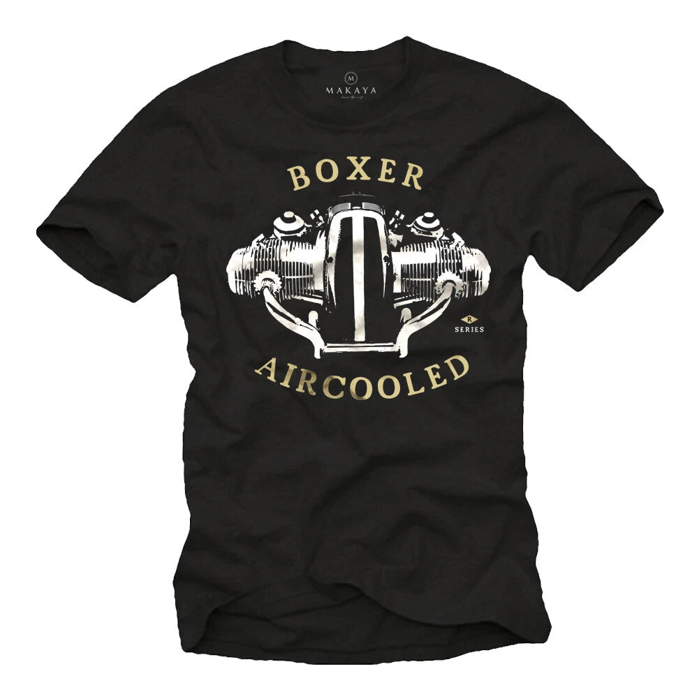 Motorcycle T-Shirt Men - Boxer Cafe Racer Biker Gifts Motorcyclist Rocker