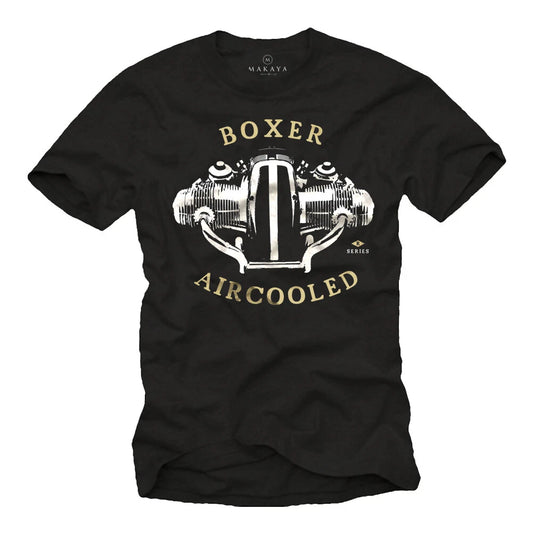 Motorcycle T-Shirt Men - Boxer Cafe Racer Biker Gifts Motorcyclist Rocker