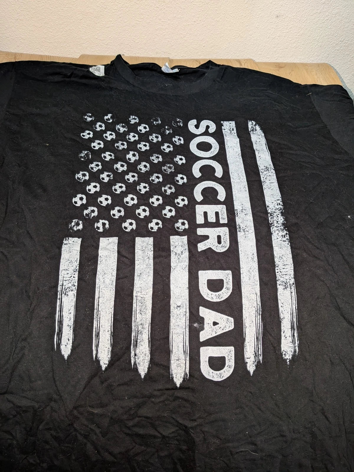 Soccer dad 3xl black shirt