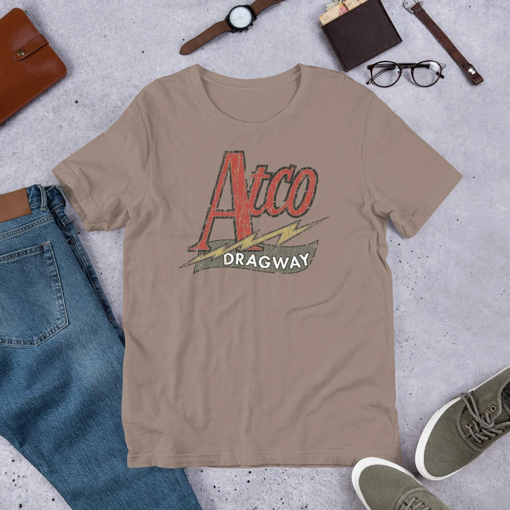 ATCO Dragway Tan Graphic Tee Shirt Unisex t-shirt
