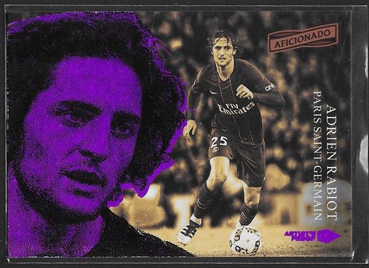 2016-17 Panini Aficionado Artist's Proof Purple #139 Adrien Rabiot #'d/99