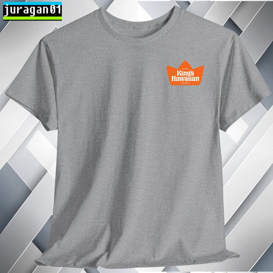King's Hawaiian T-Shirt Logo Black/Gray/Blue/Red/White/Choc S to 5XL Made in USA
