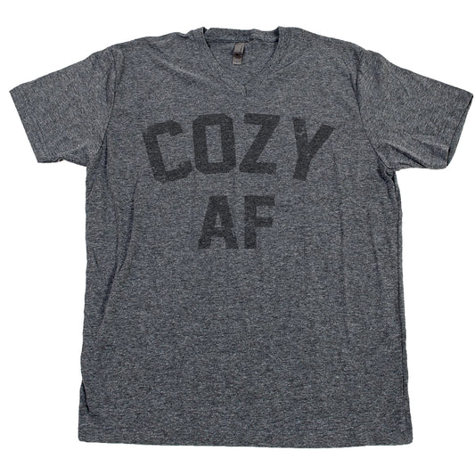 COZY AF T Shirt Stay Home Cuddle Hang Out Chill Bed Nap Weekends Lay Tee