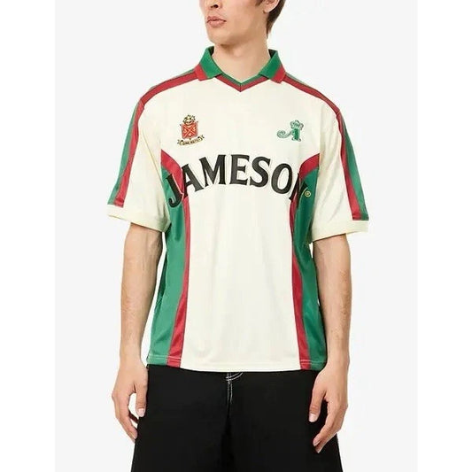 Awake NY Jameson Irish Whiskey Soccer Jersey T-Shirt Blokecore Retro Bloquette S