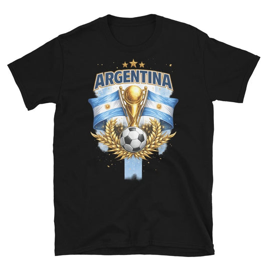 Argentina Soccer Football Fan T-Shirt | Unisex World Cup Supporter Tee