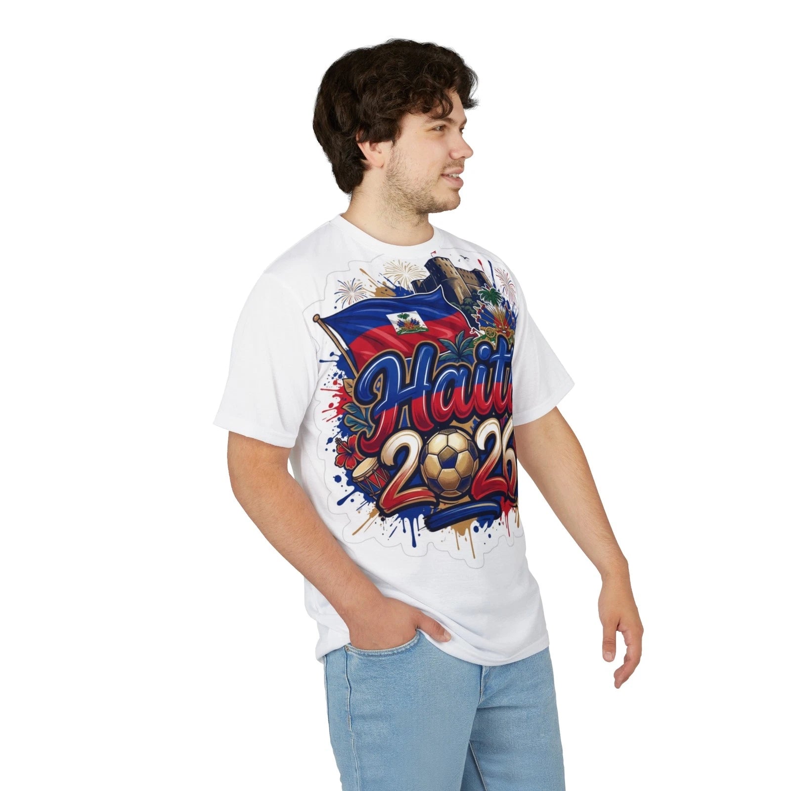 Haiti 2026 mondial T shirt Tee | Flag, Citadel, Football Design