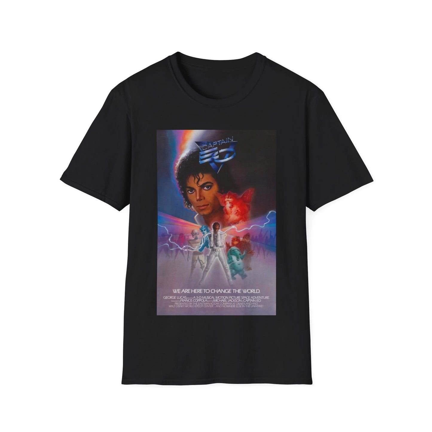 Disney Captain Eo retro epcot center 1982 tshirt custom unisex men women shirt