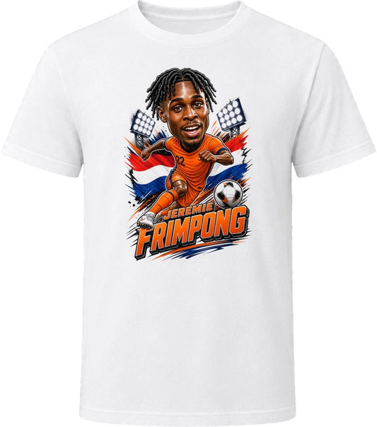 Jeremie Frimpong, Netherlands Caricature Soccer 2026 T Shirt