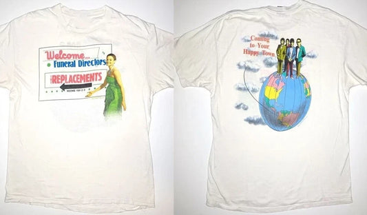 1991 The Replacements Welcome Funeral Directors T-shirt S-5XL