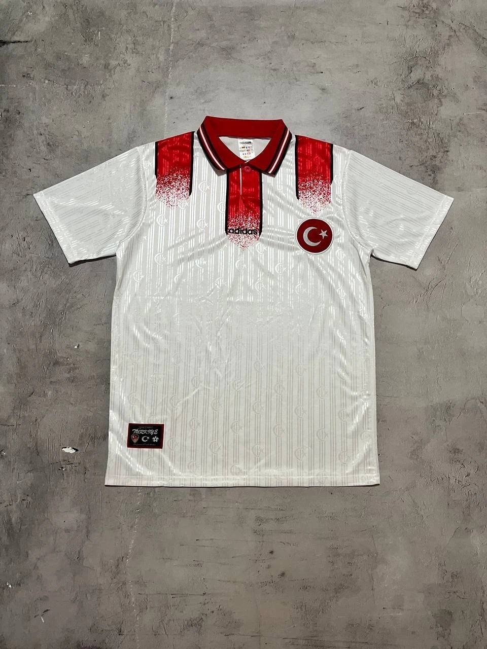 Turkey National Team 1996 Jersey Adidas Vintage Size L Retro Turkish Shirt