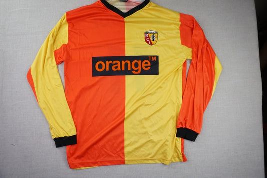 RCL Racing Club Soccer Mens Large Jersey El Diouf Orange Long Sleeve Vintage