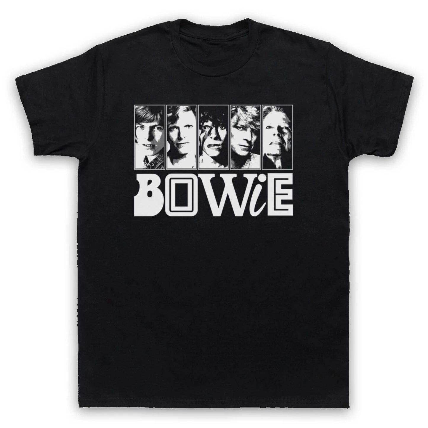 DAVID BOWIE LEGEND TRIBUTE UNOFFICIAL ZIGGY ALADDIN MENS & WOMENS T-SHIRT