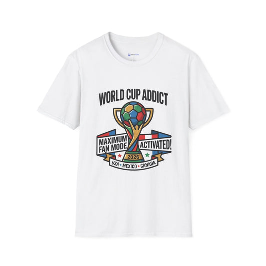 Unisex Soccer Graphic T-Shirt Casual Sports Tee