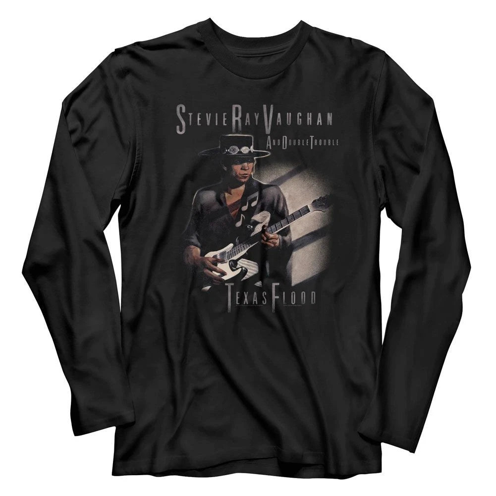 Stevie Ray Vaughan Texas Flood Too Long Sleeve T-Shirt