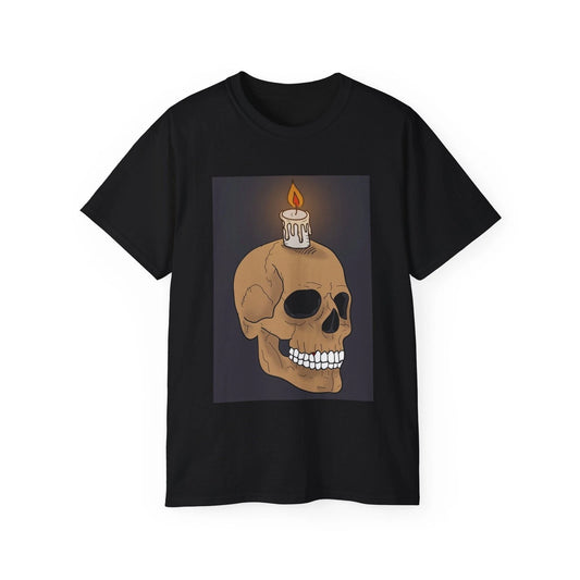 Skull Candle Skull Candle Light Fantasy | Custom Graphic T-Shirt