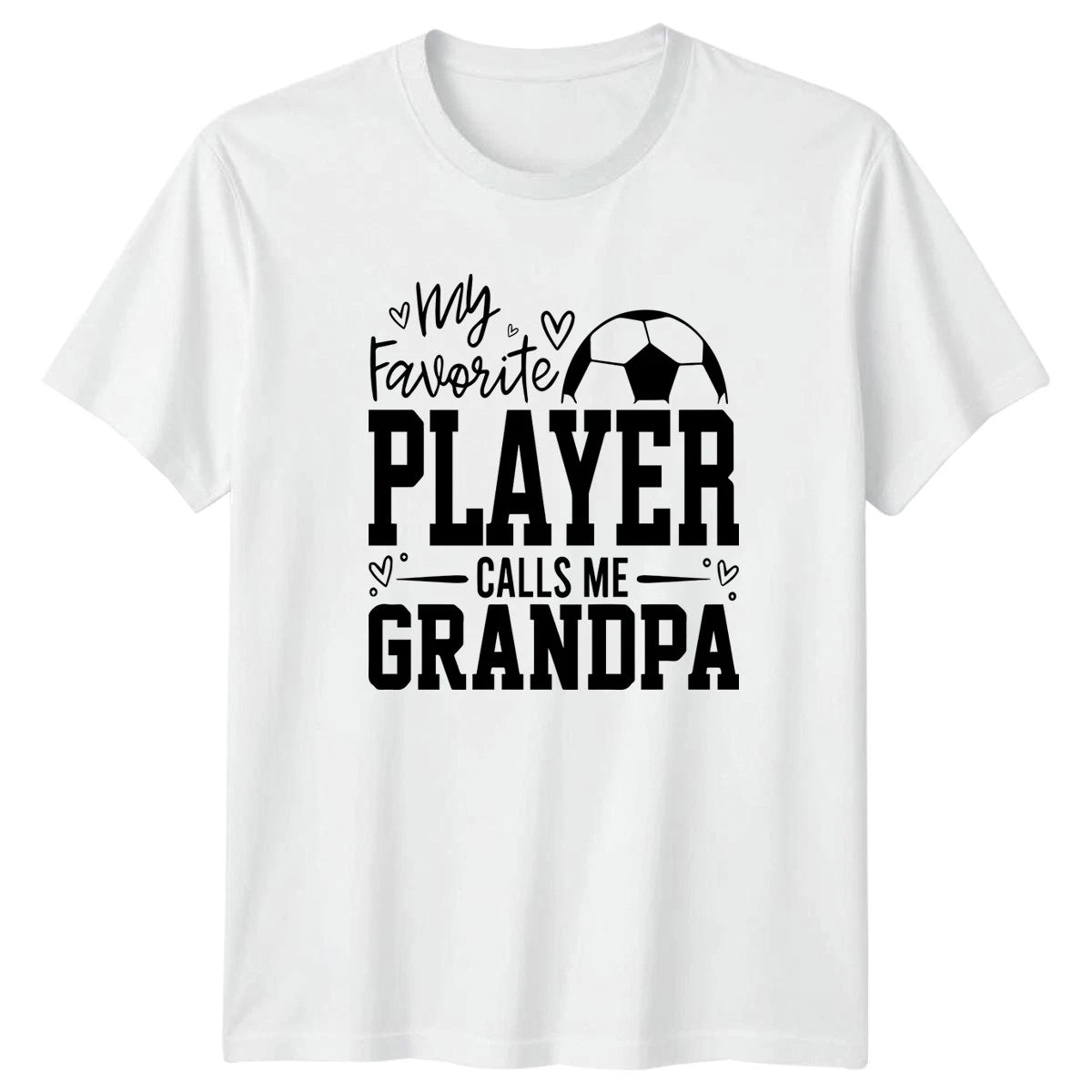 My Favorite Player Calls Me Mens T-Shirt Grandpa Soccer Fathers Day Gift For Him