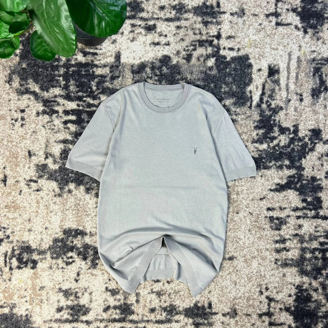 AllSaints Luxury Mini Logo T-Shirt Old Money Style 1TS125 Designer Tee