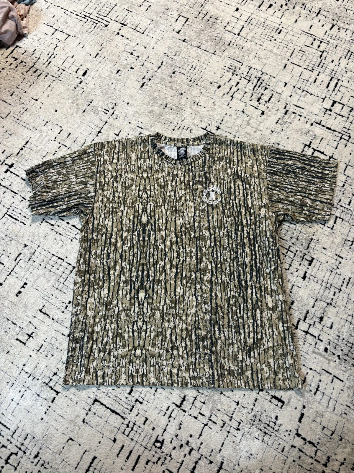 Crooks & Castles Oversized Camo Streetwear Graphic T-Shirt Size Medium